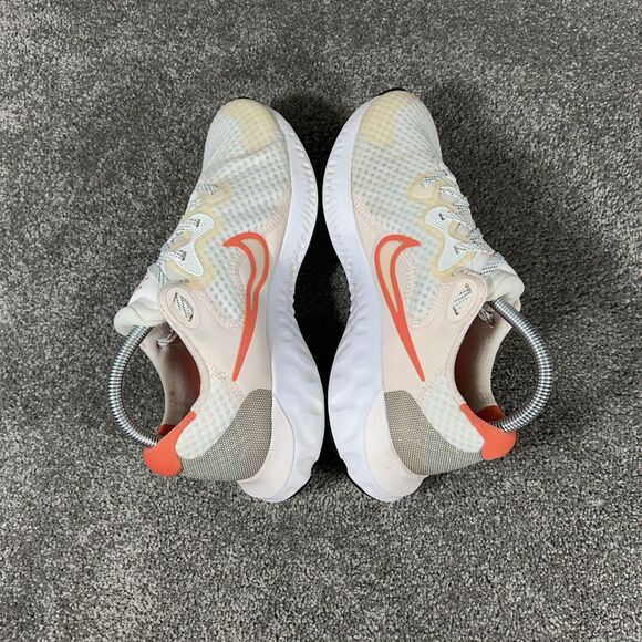 Nike Renew Run 2 CU3505-105 Women’s Size 8.5 White Athletic Running Shoes Used - Picture 9 of 13